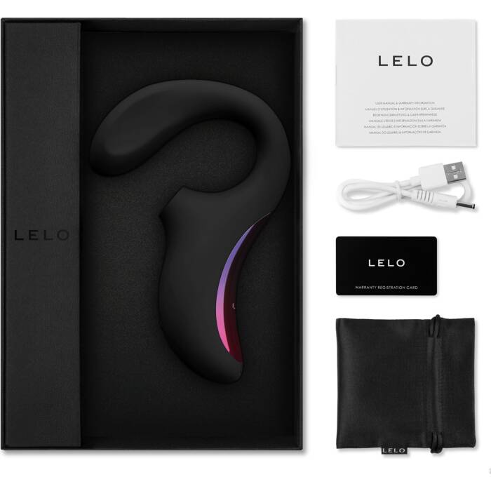 Кліторально-вагінальний звуковий стимулятор LELO Enigma Black