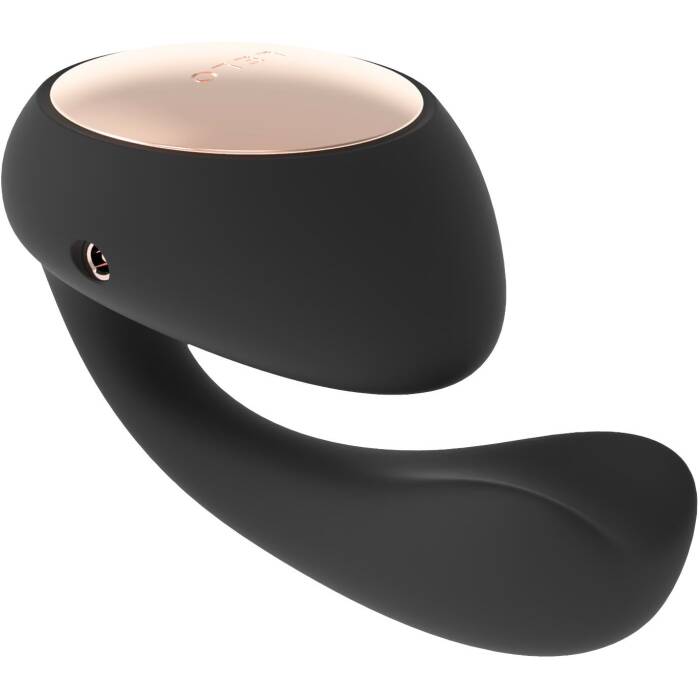 Смарт-вібратор LELO Ida Wave Black, вагінально-кліторальний, технологія WaveMotion, 2 мотори