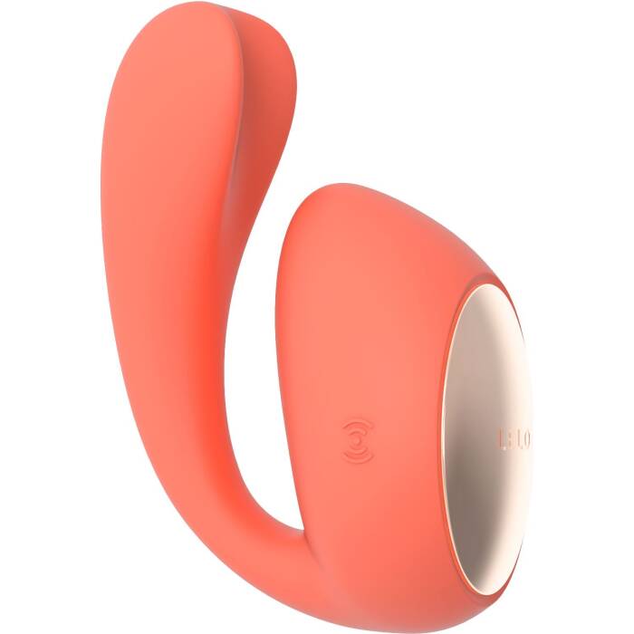 Смарт-вібратор LELO Ida Wave Coral Red, вагінально-кліторальний, технологія WaveMotion, 2 мотори