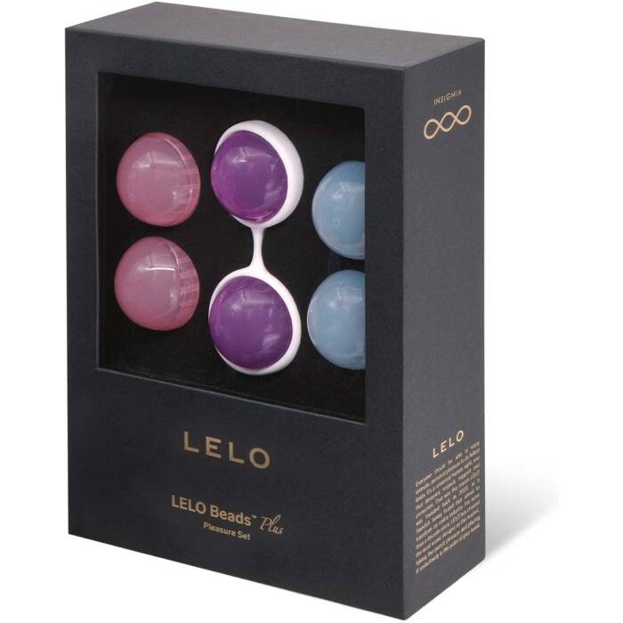 Набір вагінальних кульок LELO Beads Plus, діаметр 3,5 см, змінне навантаження 2х28, 2х37 та 2х60 г