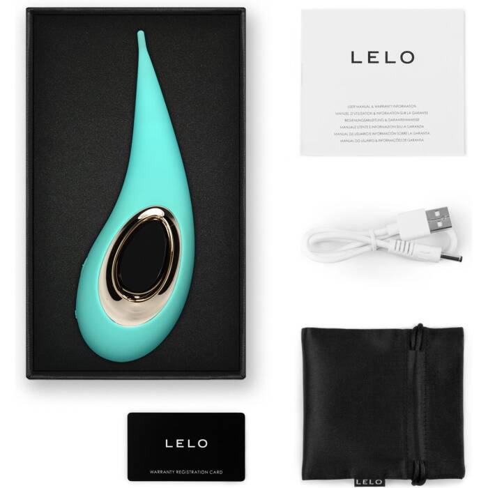 Кліторальний вібратор LELO DOT Aqua, точкова стимуляція, технологія Infinite Loop