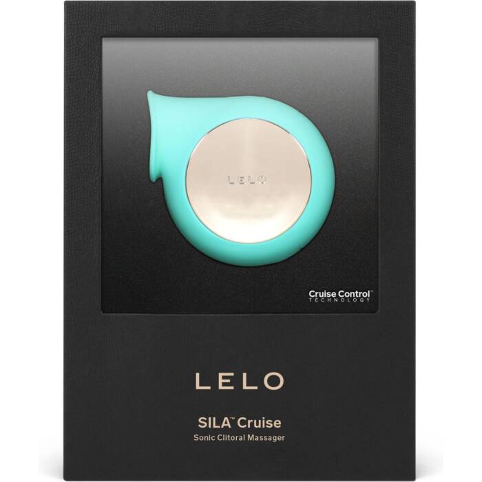 Звуковий стимулятор клітора LELO Sila Cruise Aqua, широкий розтруб, функція Cruise Control