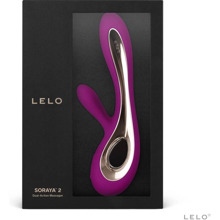 Вібратор-кролик LELO Soraya 2 Deep Rose, 12 режимів вібрації, до 4 годин роботи