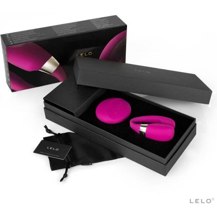 Вібратор для пар LELO Tiani 3 Cerise, 2 мотори, пульт ДК