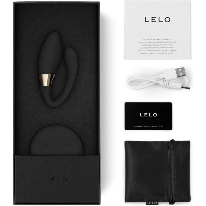 Вібратор для пар LELO Tiani Duo Black, 2 мотори, пульт ДК