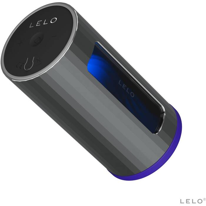 Смарт мастурбатор LELO F1S V2 Blue, вібрації, технологія SENSONIC, гра в застосунку