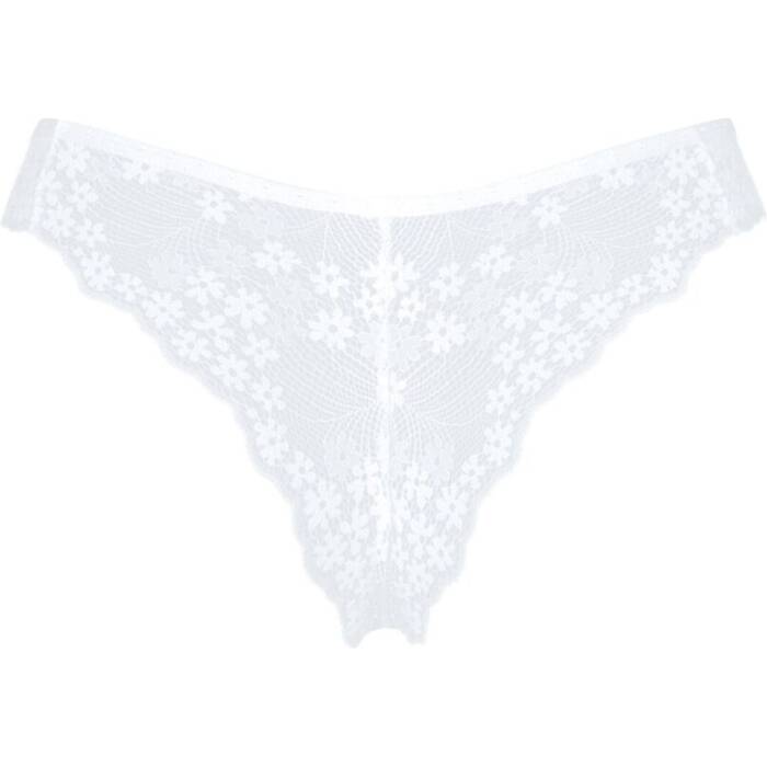 Напівпрозорі трусики Obsessive Heavenlly panties XS/S, відкриті сідниці