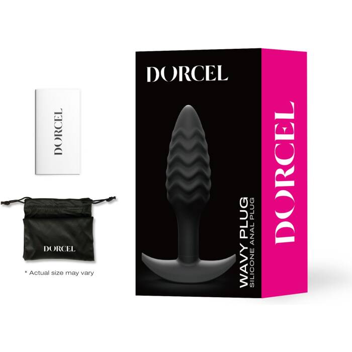 Анальна пробка Dorcel WAVY PLUG, діаметр 3 см, силікон