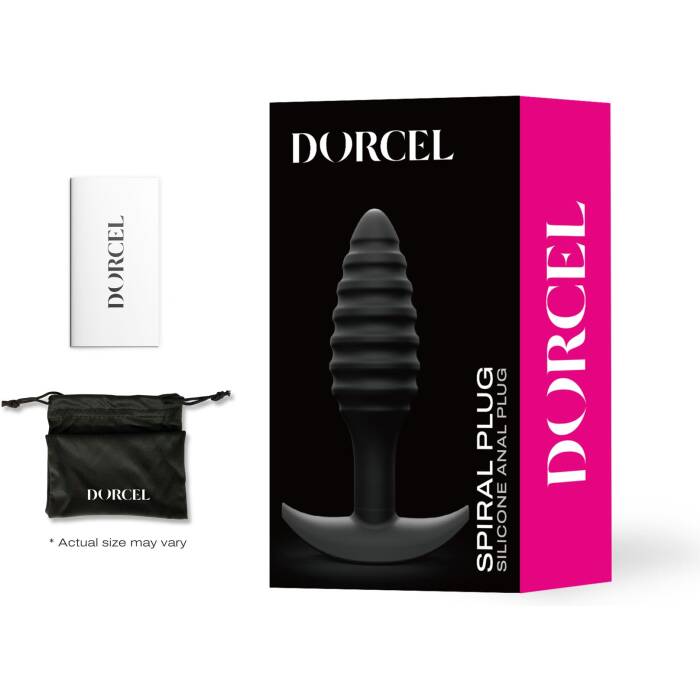 Анальна пробка Dorcel SPIRAL PLUG, діаметр 3 см, силікон