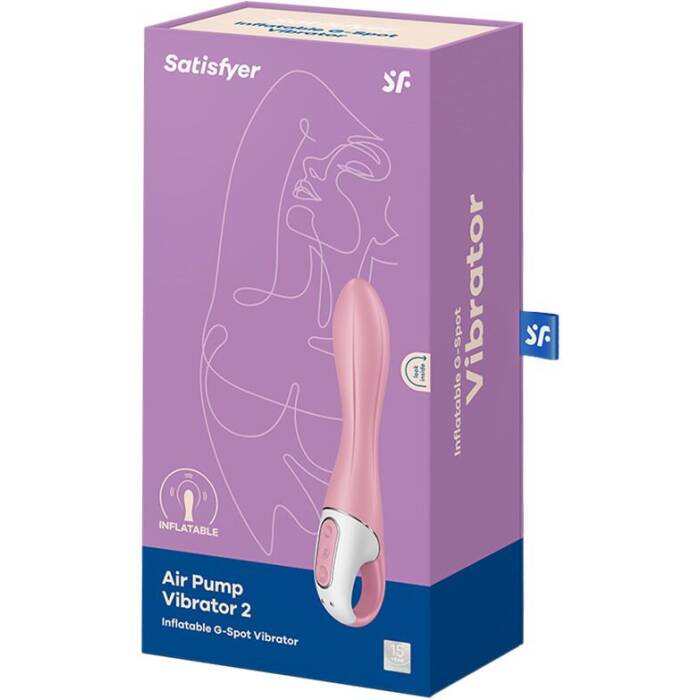 Вібратор точки G надувний Satisfyer Air Pump Vibrator 2