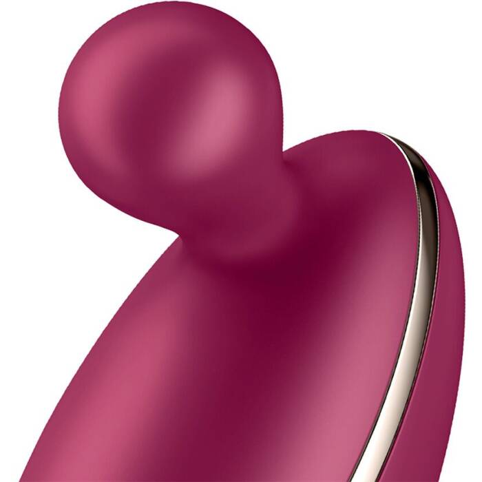 Вібратор для зовнішньої стимуляції Satisfyer Spot On 1 Berry, гнучкий відросток