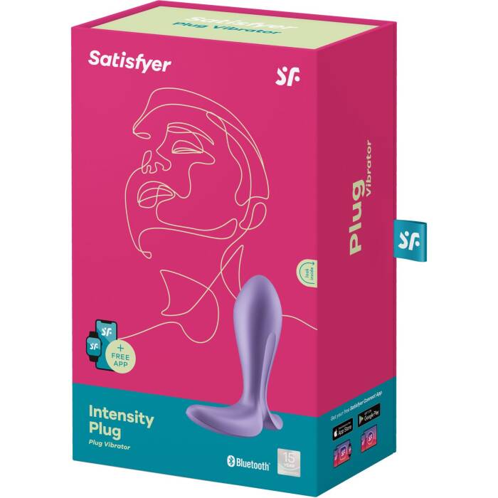 Анальна смарт-пробка з вібрацією Satisfyer Intensity Plug Purple