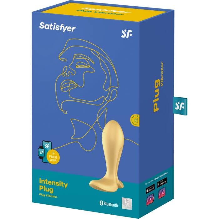 Анальна смарт-пробка з вібрацією Satisfyer Intensity Plug Gold