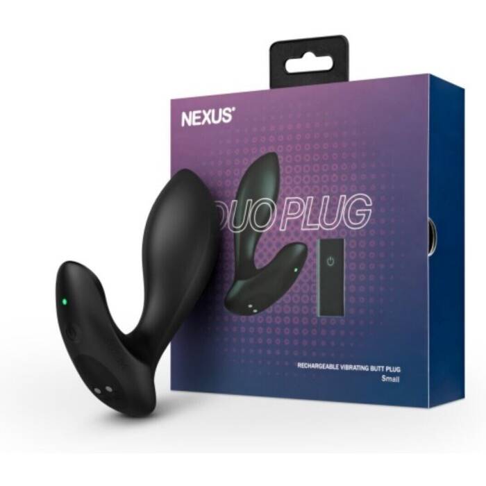 Анальна вібропробка Nexus DUO Plug Small, пульт ДК