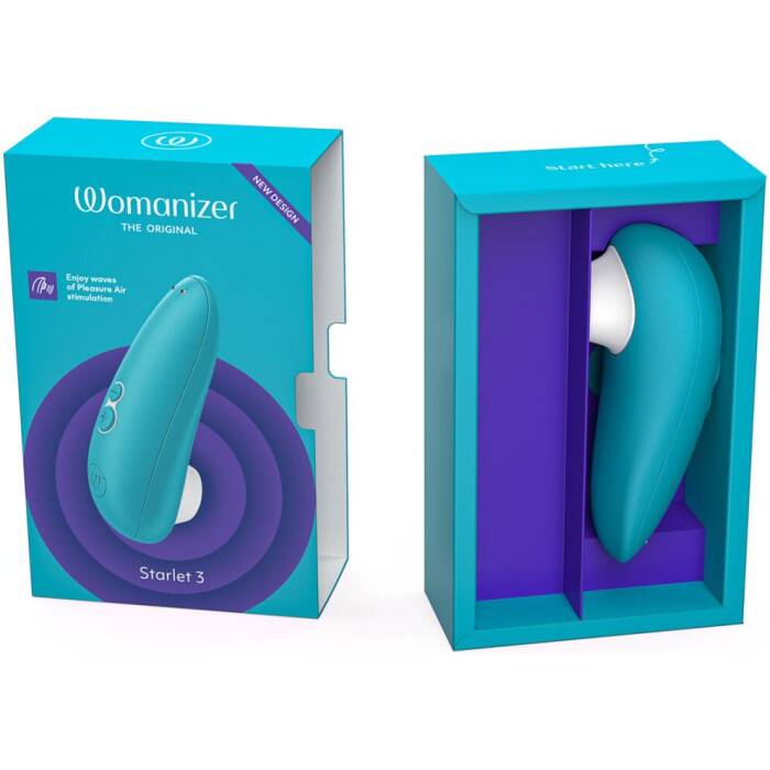 Вакуумний кліторальний стимулятор Womanizer Starlet 3 TURQUOISE