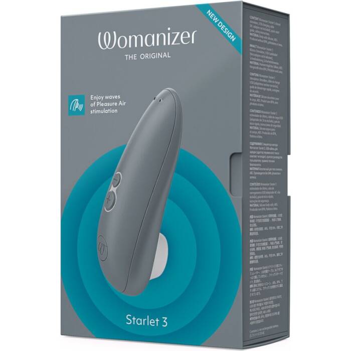 Вакуумний кліторальний стимулятор Womanizer Starlet 3 GREY