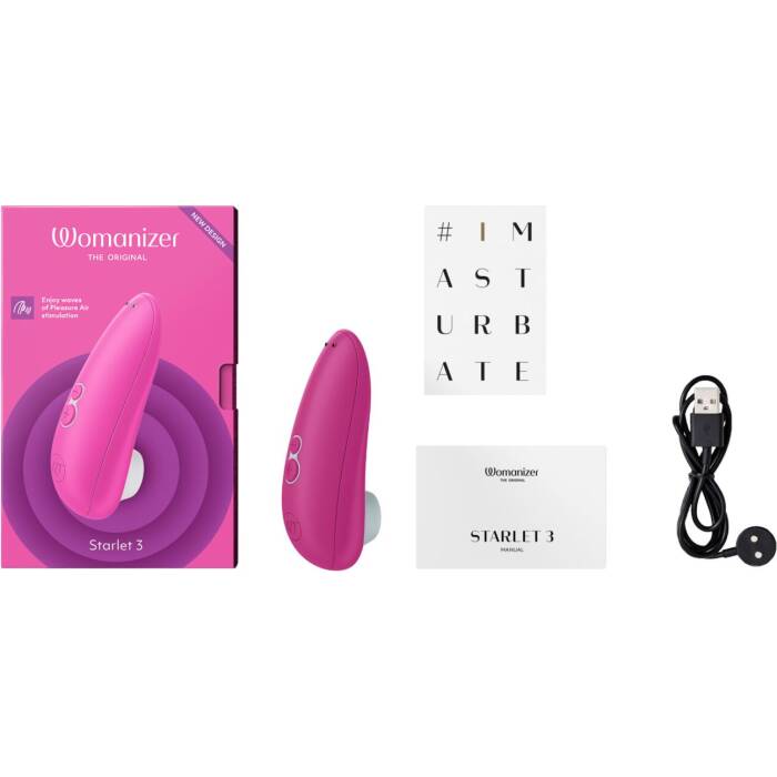 Вакуумний кліторальний стимулятор Womanizer Starlet 3 PINK