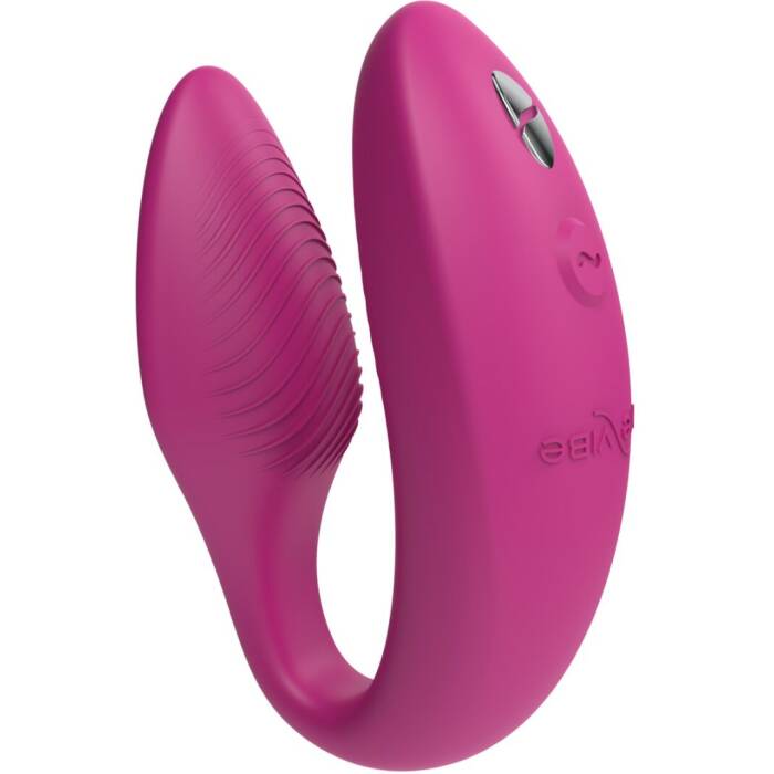 Смарт-вібратор для пар We-Vibe Sync 2 Rose, 10 віброрежимів, пульт ДК