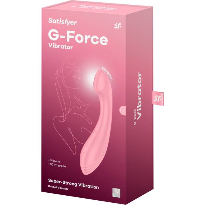 Вібратор для точки G Satisfyer G-Force Pink, 10 режимів + 5 рівнів інтенсивності