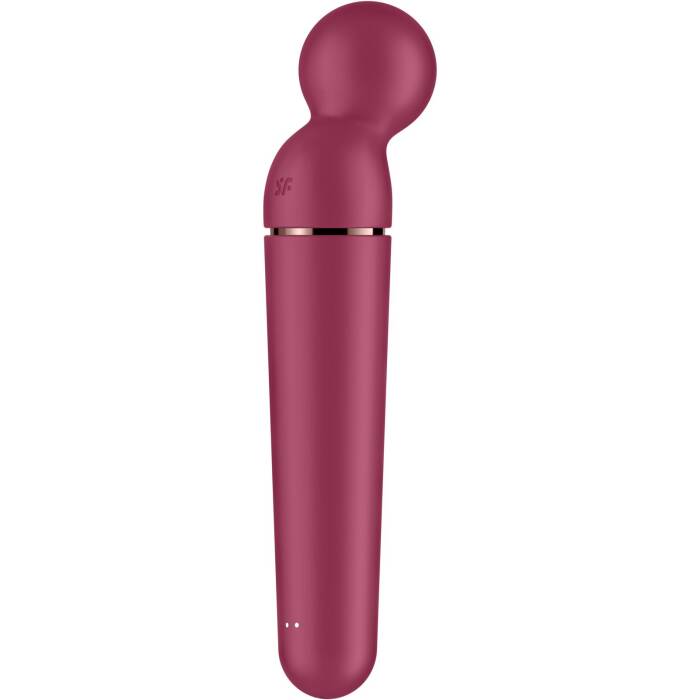 Вібромасажер Satisfyer Planet Wand-er Berry/Rosegold, дуже потужний, бездротовий