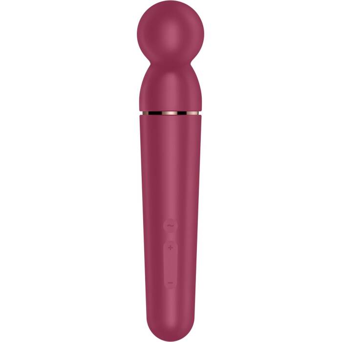 Вібромасажер Satisfyer Planet Wand-er Berry/Rosegold, дуже потужний, бездротовий