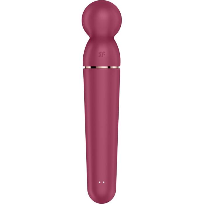 Вібромасажер Satisfyer Planet Wand-er Berry/Rosegold, дуже потужний, бездротовий