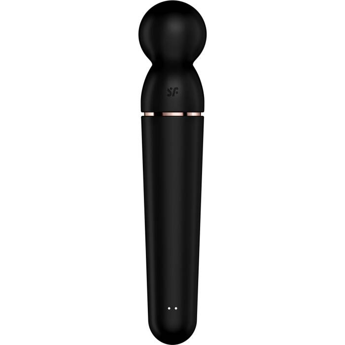 Вібромасажер Satisfyer Planet Wand-er Black/Rosegold, дуже потужний, бездротовий