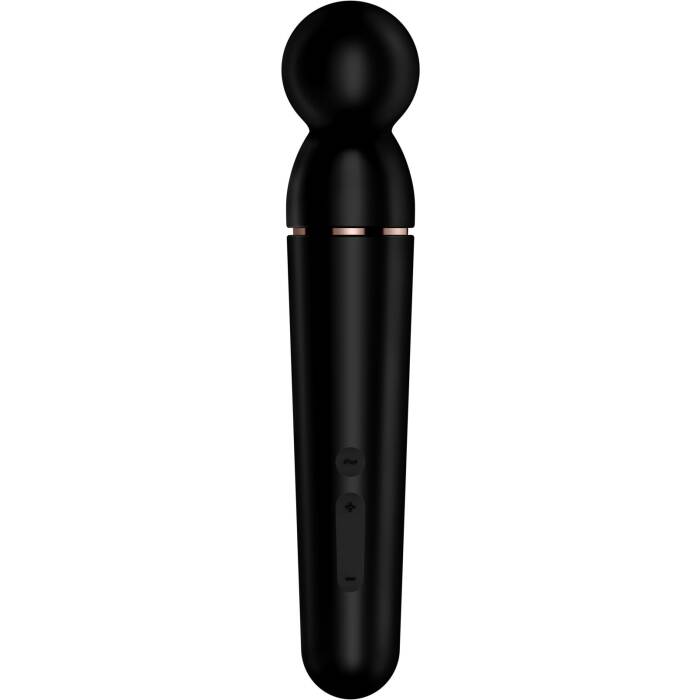 Вібромасажер Satisfyer Planet Wand-er Black/Rosegold, дуже потужний, бездротовий