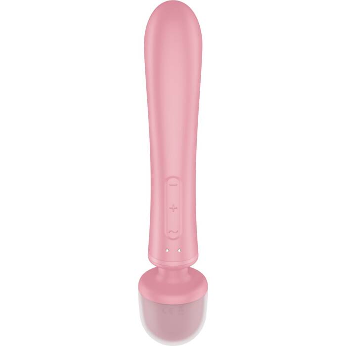 Вібратор-кролик з вібромасажером Satisfyer Triple Lover Pink, 3 мотори