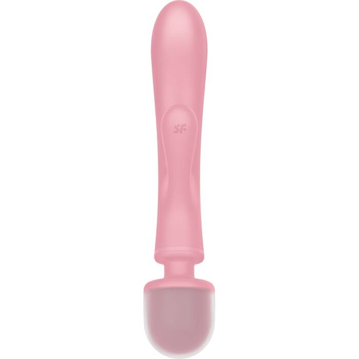 Вібратор-кролик з вібромасажером Satisfyer Triple Lover Pink, 3 мотори