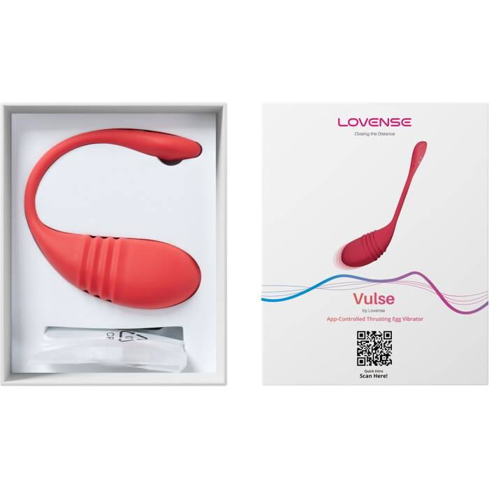 Смарт-віброяйце з пульсацією Lovense Vulse (Thrusting Egg Vibrator), імітація фрикцій