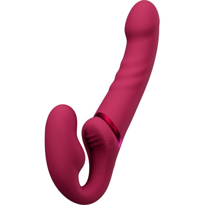 Безремінний смарт-страпон Lovense Lapis vibrating strapless strap-on, 3 мотори