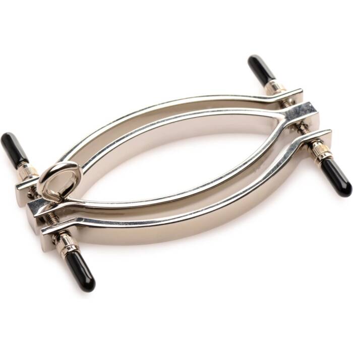 Затискач для статевих губ Master Series: Pussy Tugger Adjustable Vagina Clamp with Chain