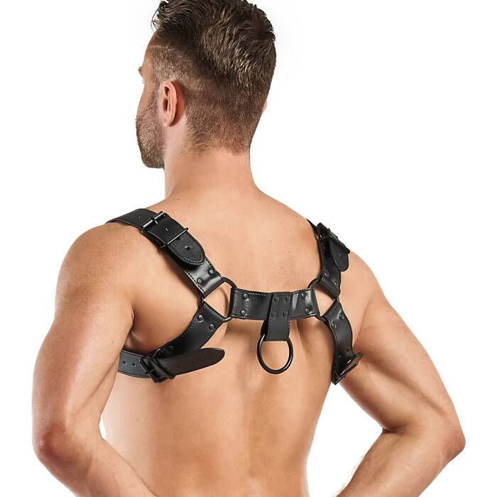 Портупея на плечі Bedroom Fantasies: Bruno Bondage Harness, чорна