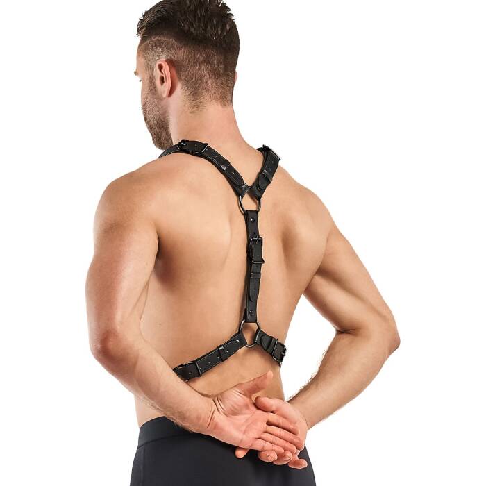 Портупея Bedroom Fantasies: Max Bondage Harness, чорна
