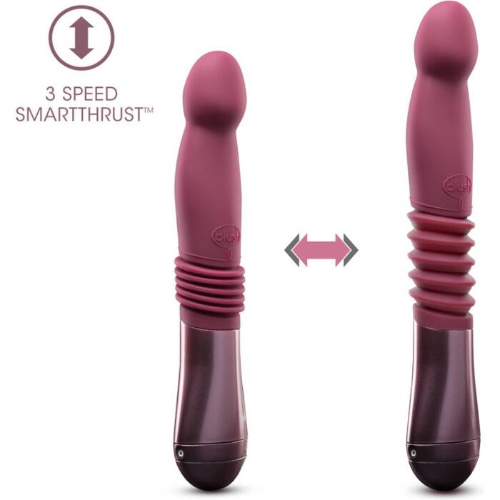 Пульсатор Temptasia by Blush - Trixie Thrusting Dildo - Wine Red