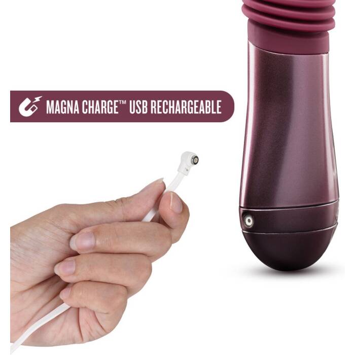 Пульсатор Temptasia by Blush - Trixie Thrusting Dildo - Wine Red