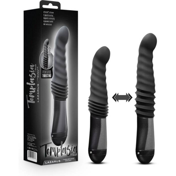 Пульсатор Temptasia by Blush - Lazarus Thrusting Dildo - Black