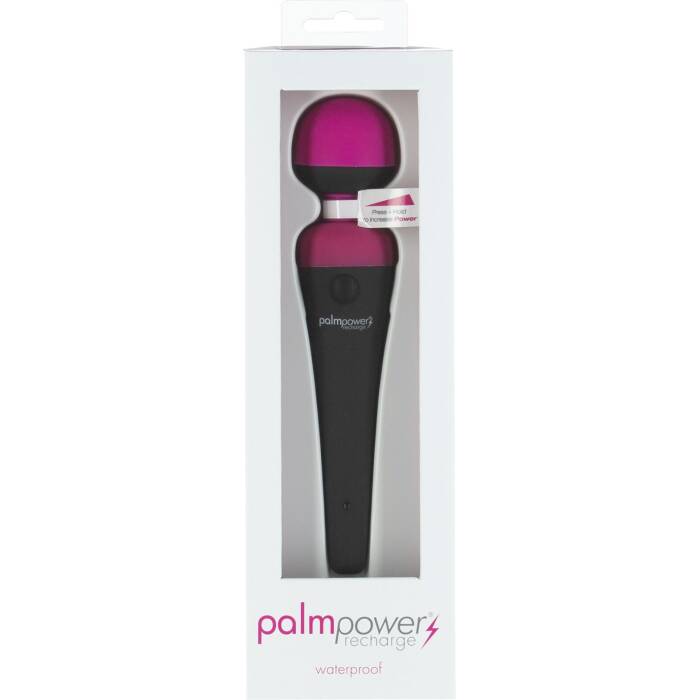 Вібромасажер PalmPower Recharge Pink, перезаряджуваний, гнучка головка, тревел-замок