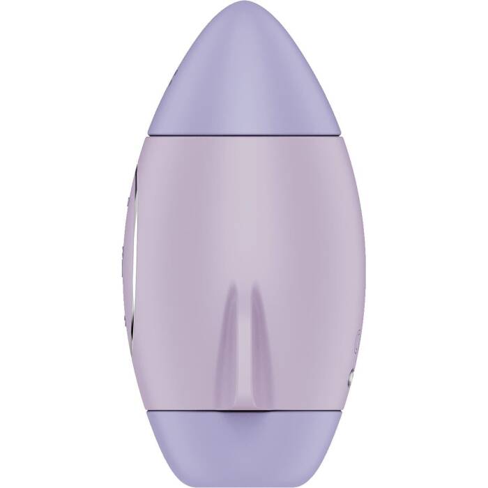 Вакуумний стимулятор з вібрацією Satisfyer Mission Control Violet, 2 незалежні мотори