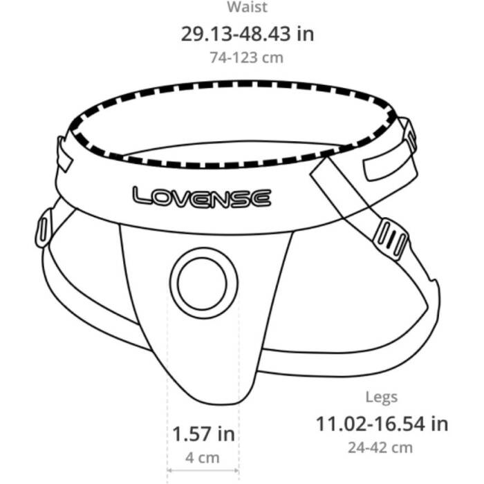 Трусики для страпона Lovense Strapless Harness, для Lovense Lapis strap-on та інших моделей