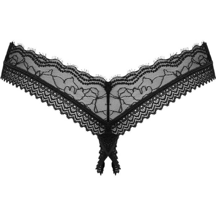 Трусики Obsessive Medilla crotchless thong XS/S