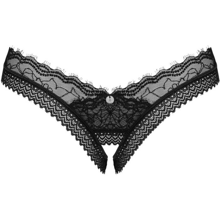 Трусики Obsessive Medilla crotchless thong XL/2XL
