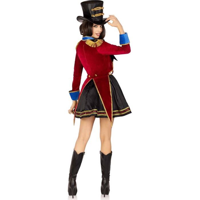 Костюм циркачки Leg Avenue Ringmaster Costume M, сукня, капелюх