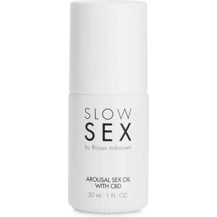 Олія для збудження Bijoux Indiscrets SLOW SEX Arousal Sex Oil CBD (30 мл)