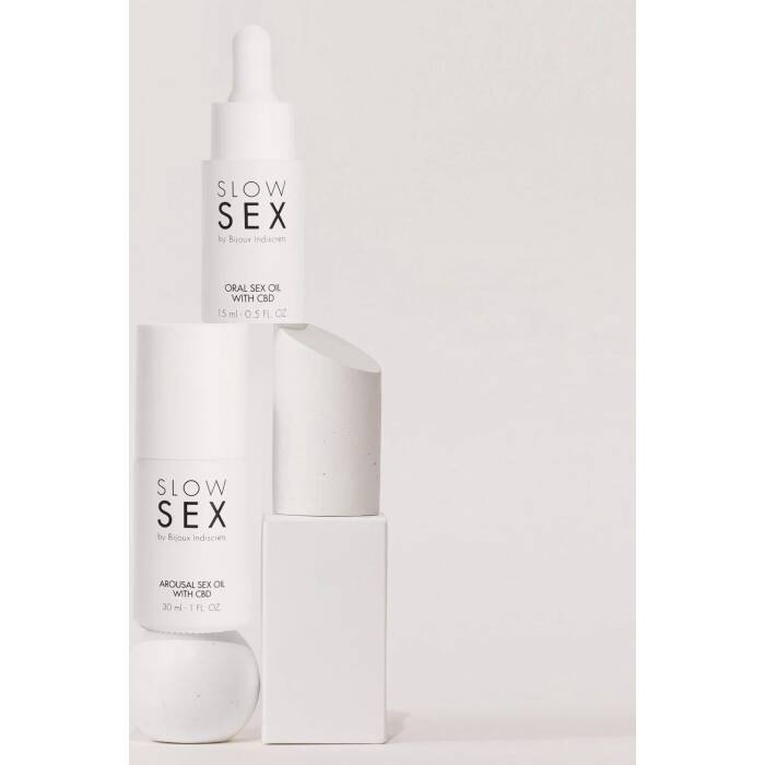 Олія для збудження Bijoux Indiscrets SLOW SEX Arousal Sex Oil CBD (30 мл)
