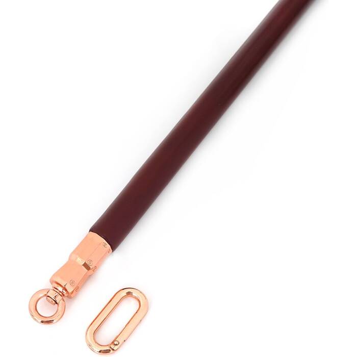 Фіксатор-розпірка для ніг або рук Liebe Seele Wine Red Spreader Bar, дерево + натуральна шкіра