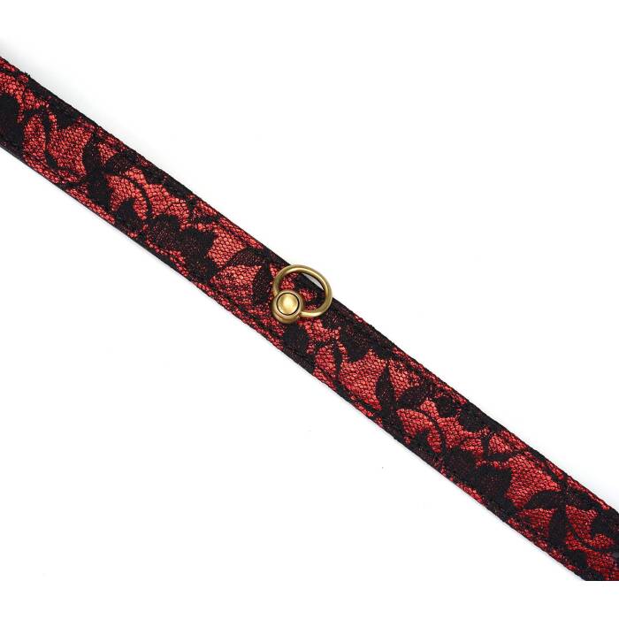 Чокер з кільцем для повідця Liebe Seele Victorian Garden Choker