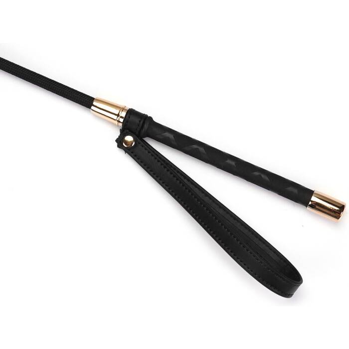 Шльопалка-сердечко Liebe Seele Black Organosilicon Riding Crop, екошкіра