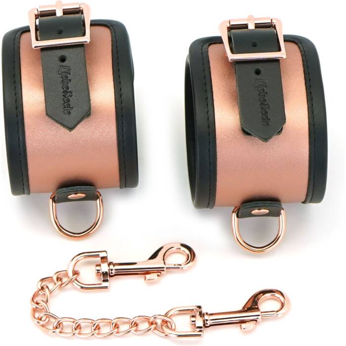 Поножі Liebe Seele Rose Gold Memory Ankle Cuffs, натуральна шкіра, рожеве золото